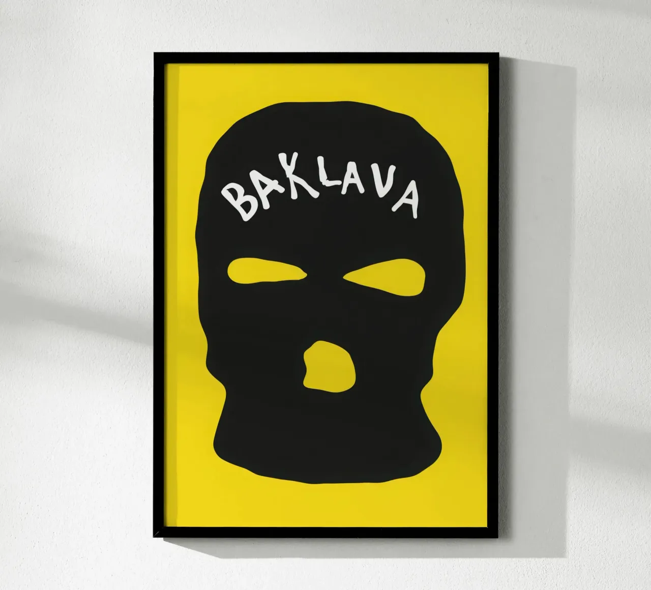 Baklava poster con telaio in plastica da Harley Rice