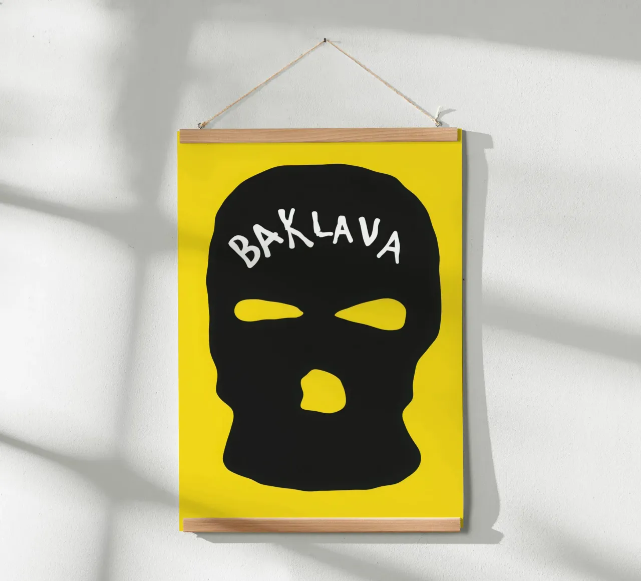 Baklava poster con telaio in plastica da Harley Rice
