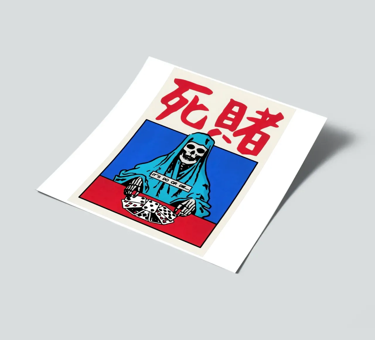 Tun oder Sterben Stickerbogen von Harley Rice