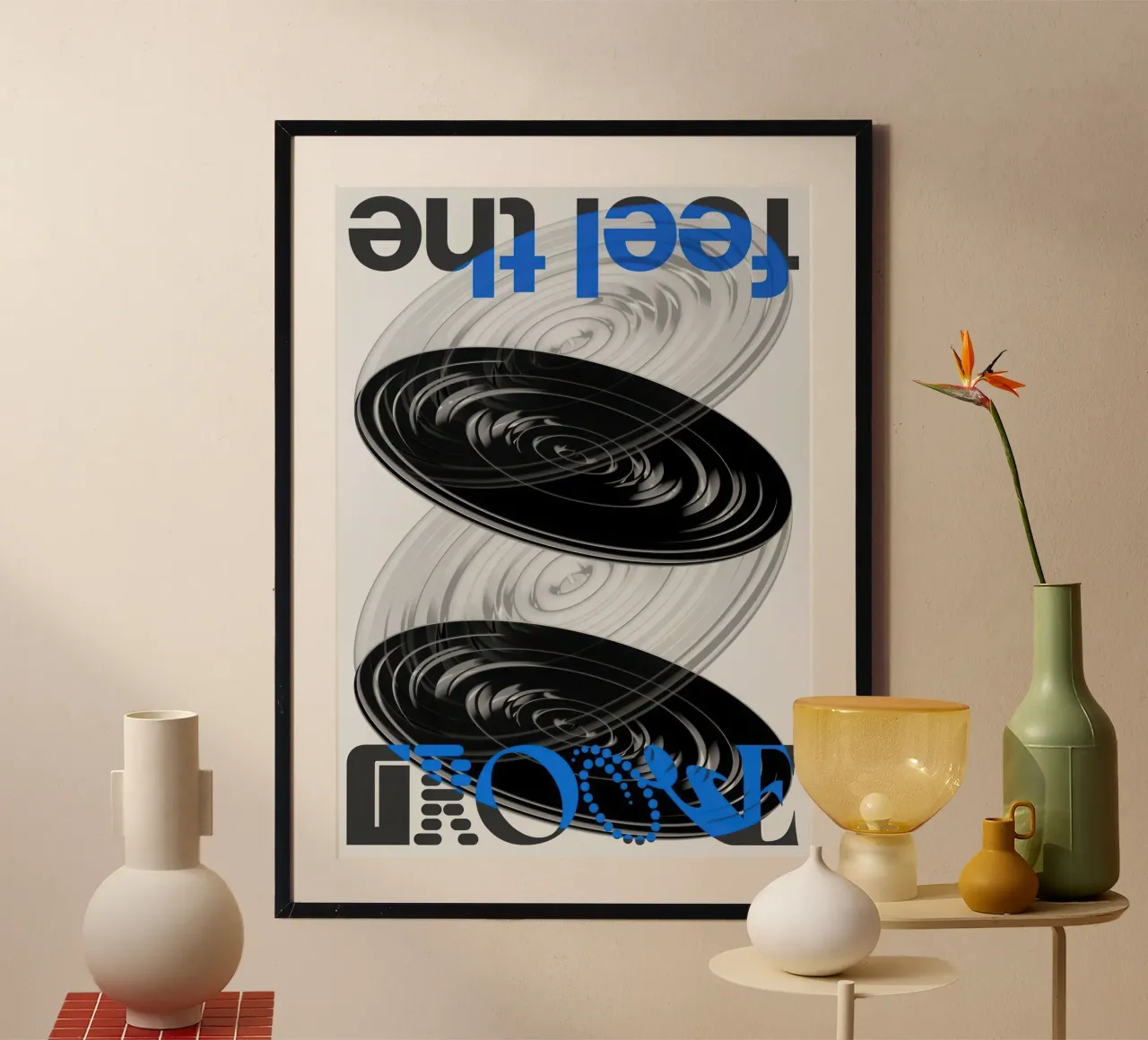 Scanalatura poster con telaio in plastica da Harley Rice