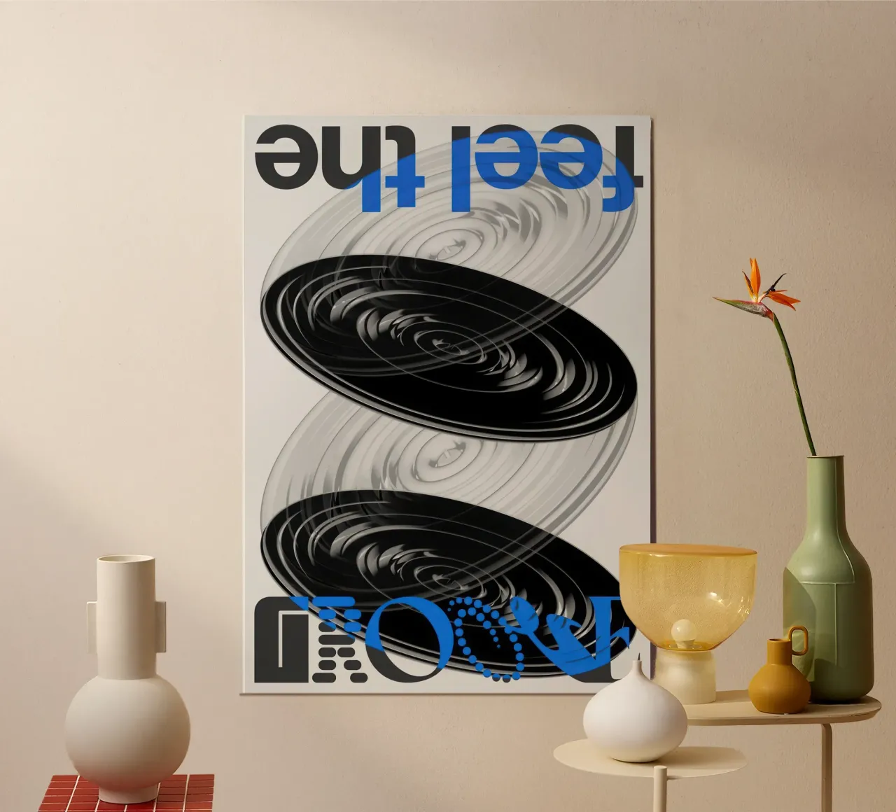 Scanalatura poster con telaio in plastica da Harley Rice