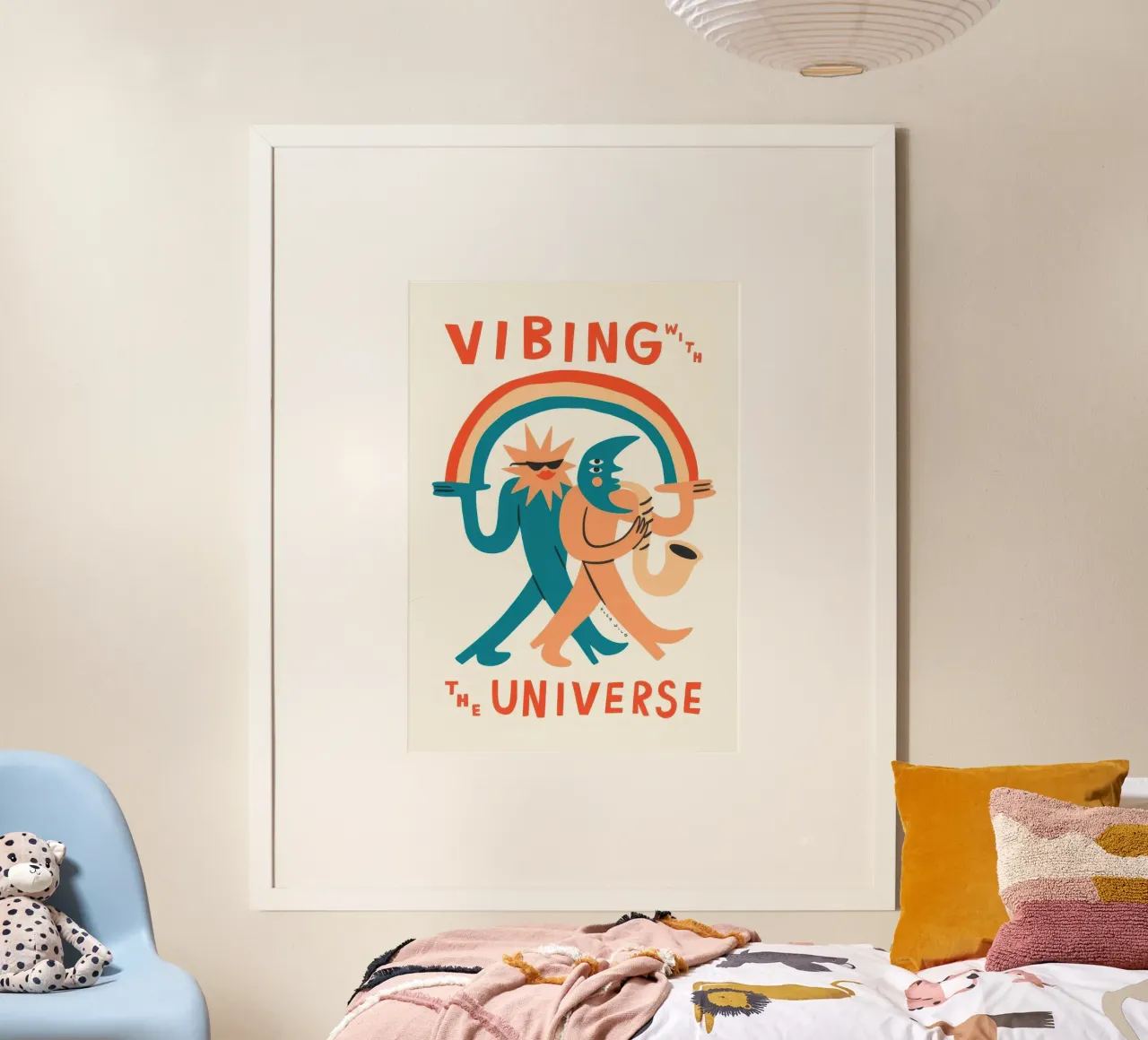 Vibrare con l'universo poster da Harley Rice