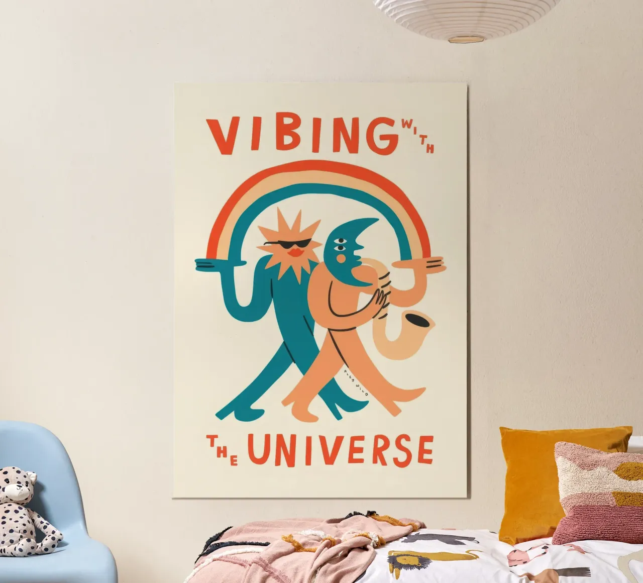 Vibrare con l'universo poster da Harley Rice