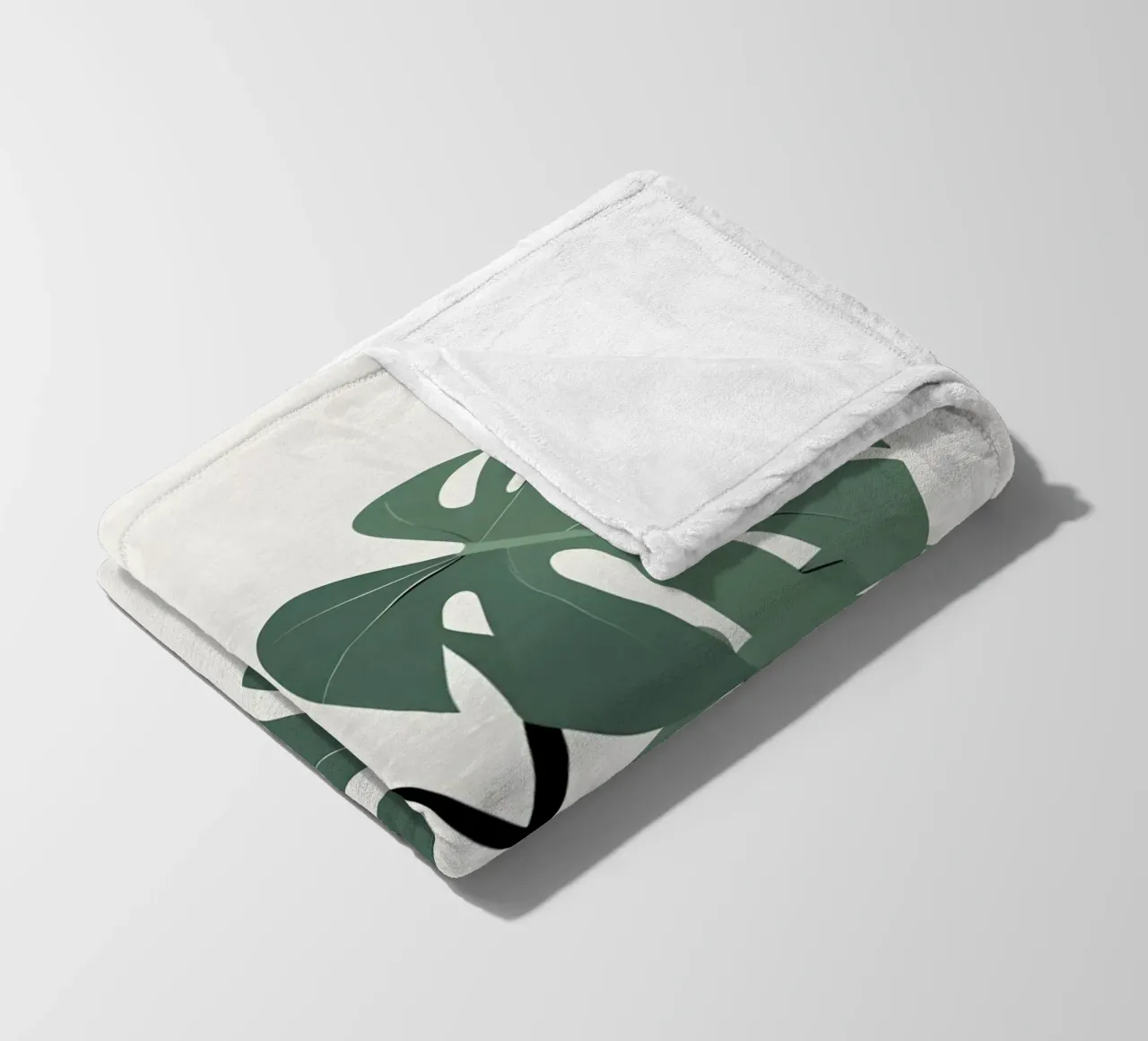 Filodendro a foglie spaccate coperta in pile da Botanical Gallery