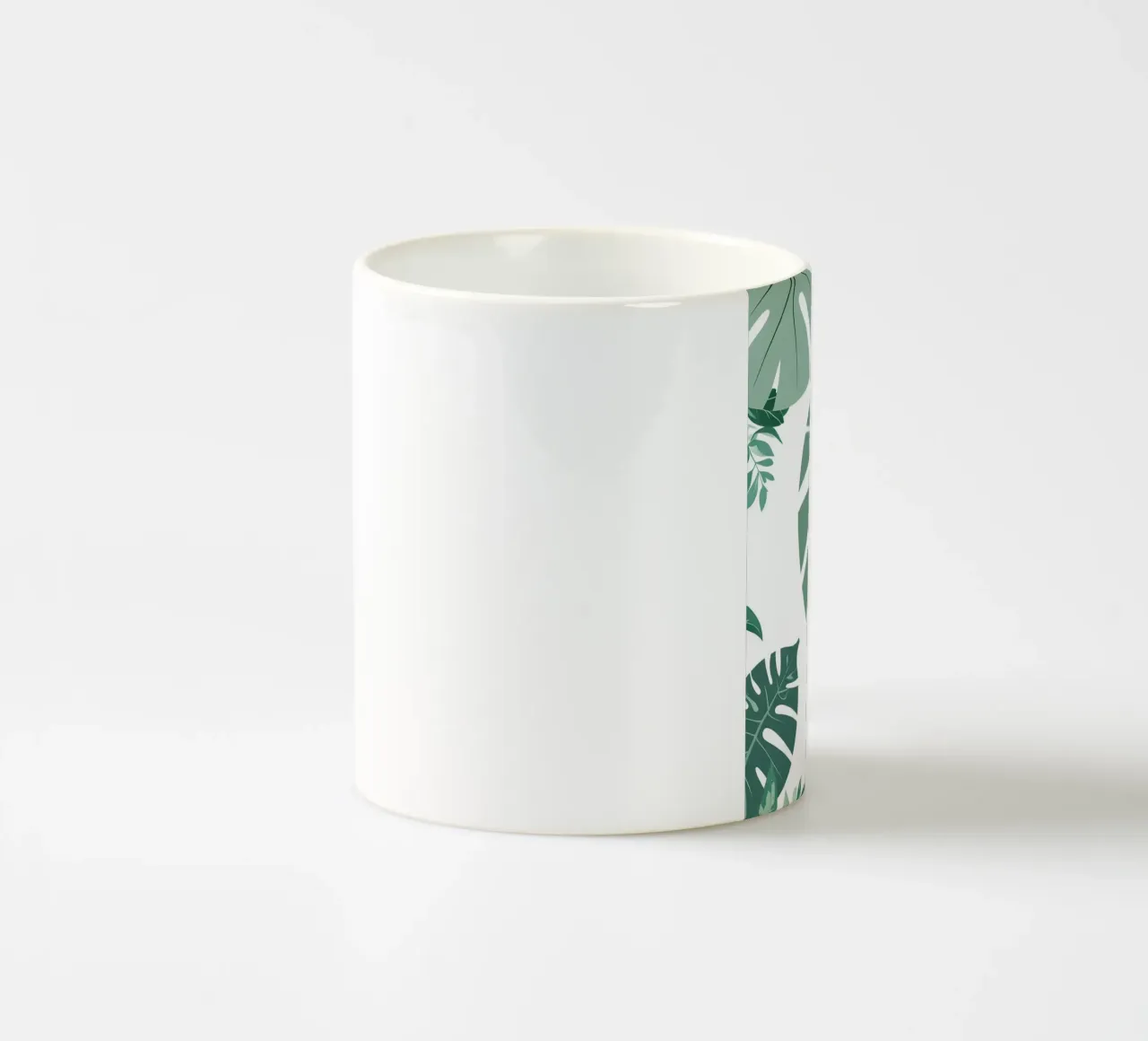 Filodendro a foglie spaccate tazza in ceramica da Botanical Gallery