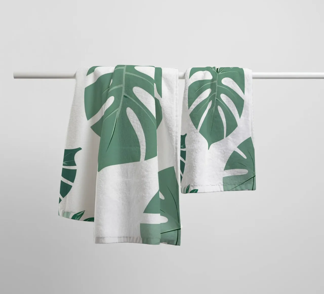 Split Leaf Philodendron towel by Botanical Gallery