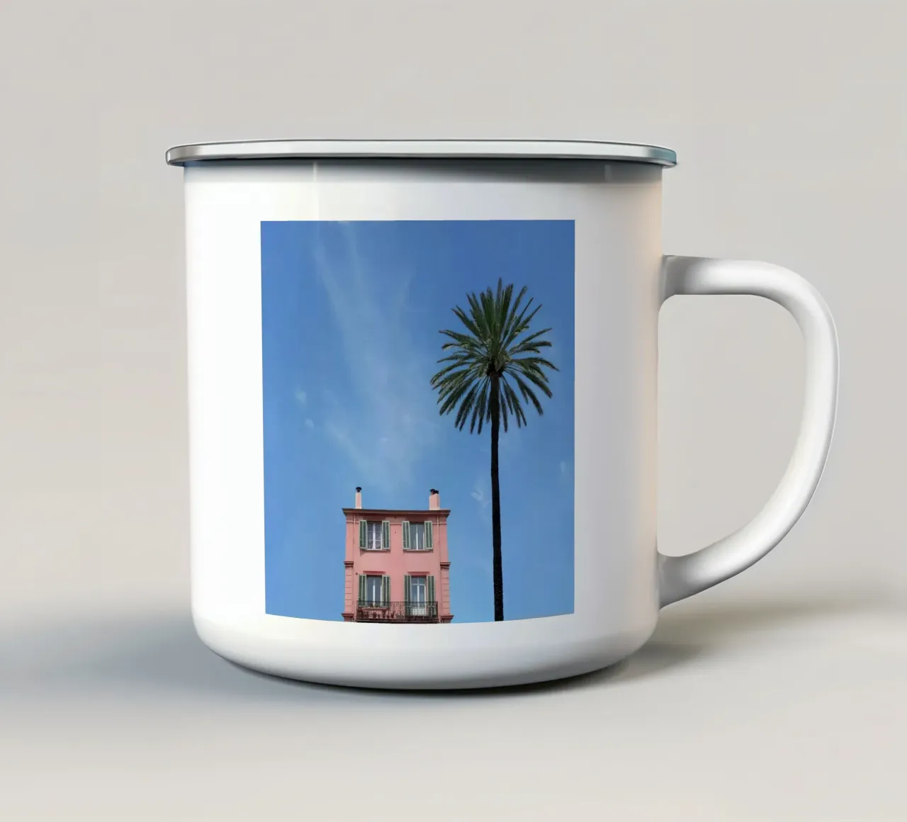 Beach House Square tazza in smalto da robertmotoiart