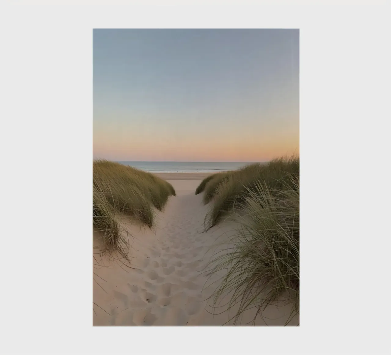 Beach Dune Path at Sunset notebook by DesignDoodle