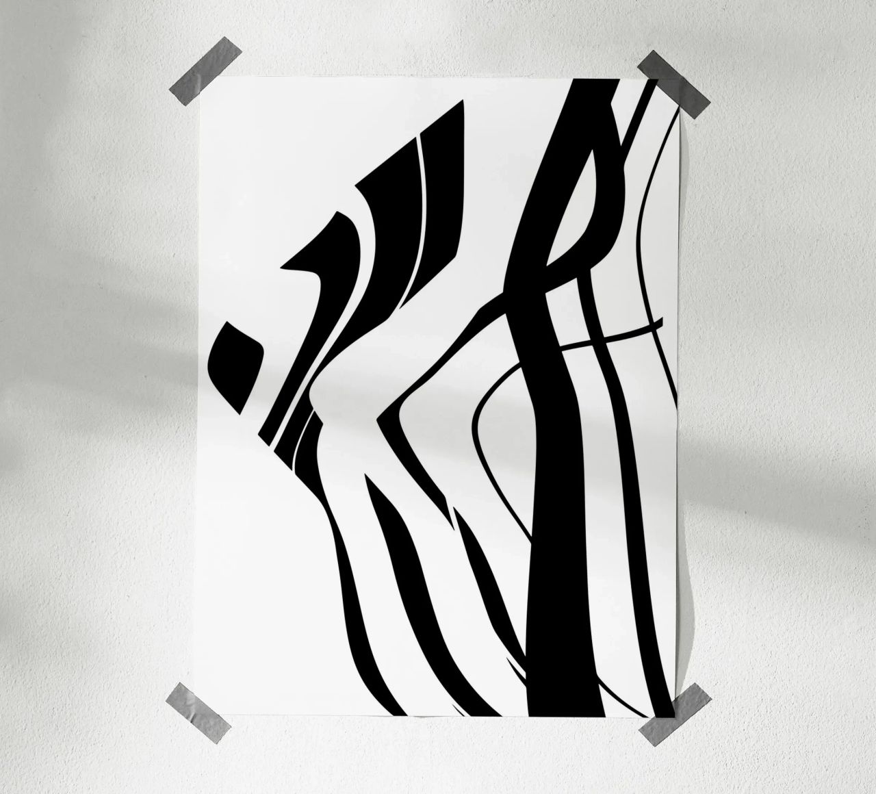 Organic 4 | Black & White poster de sabidussi