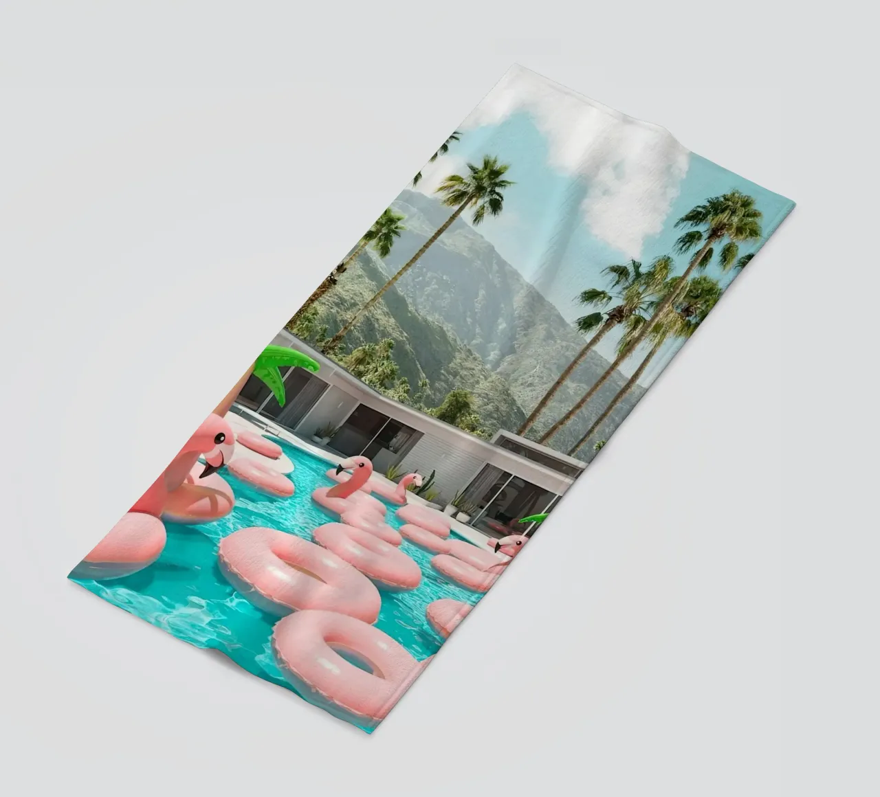 Flamingo Pool Party telo mare da robertmotoiart