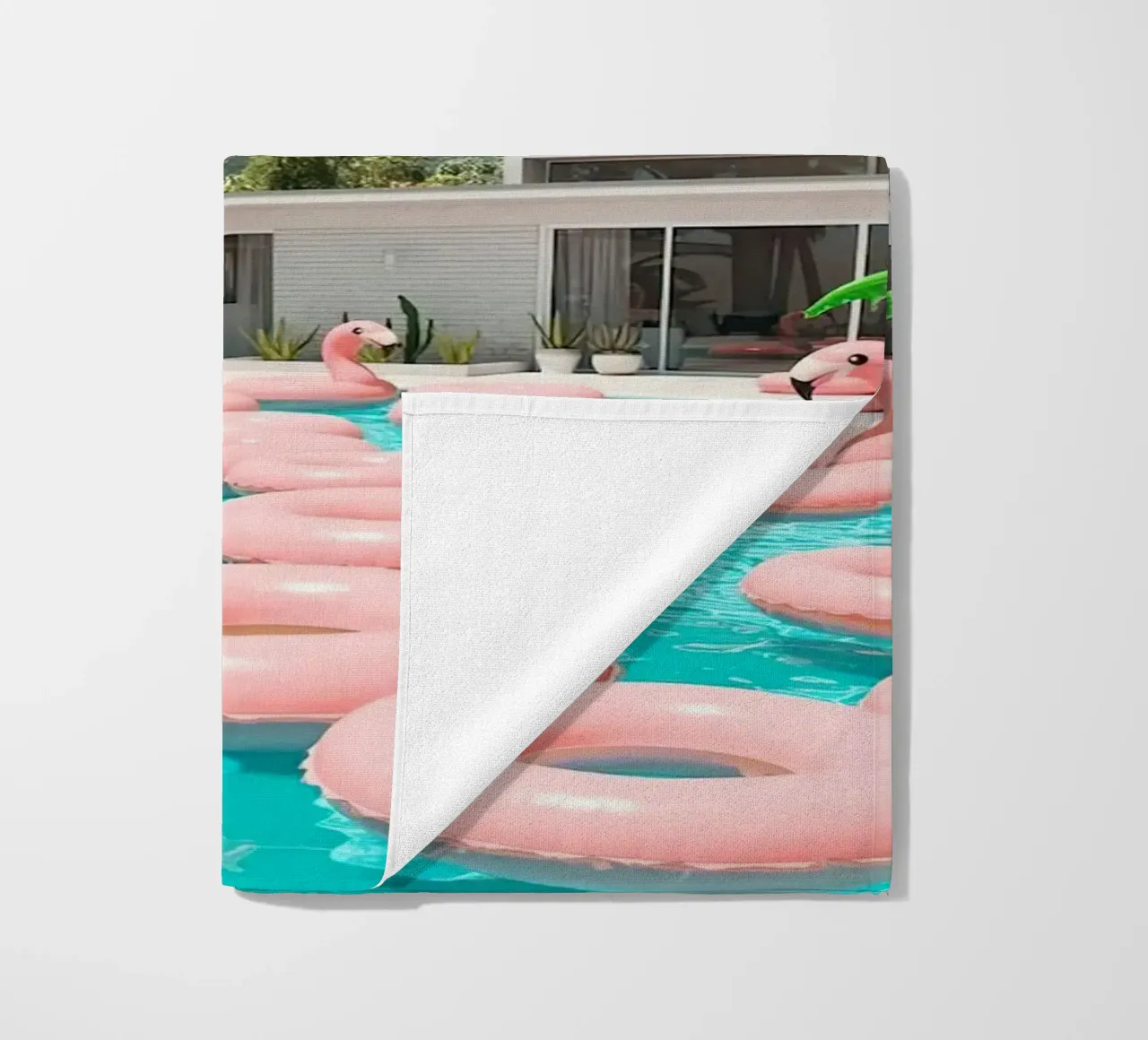 Flamingo Pool Party telo mare da robertmotoiart