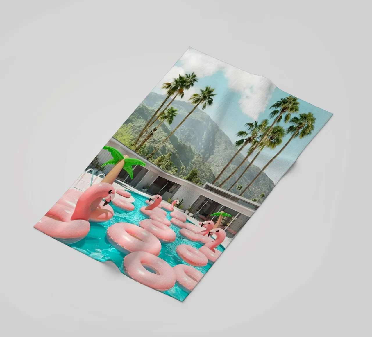 Flamingo Pool Party telo mare da robertmotoiart