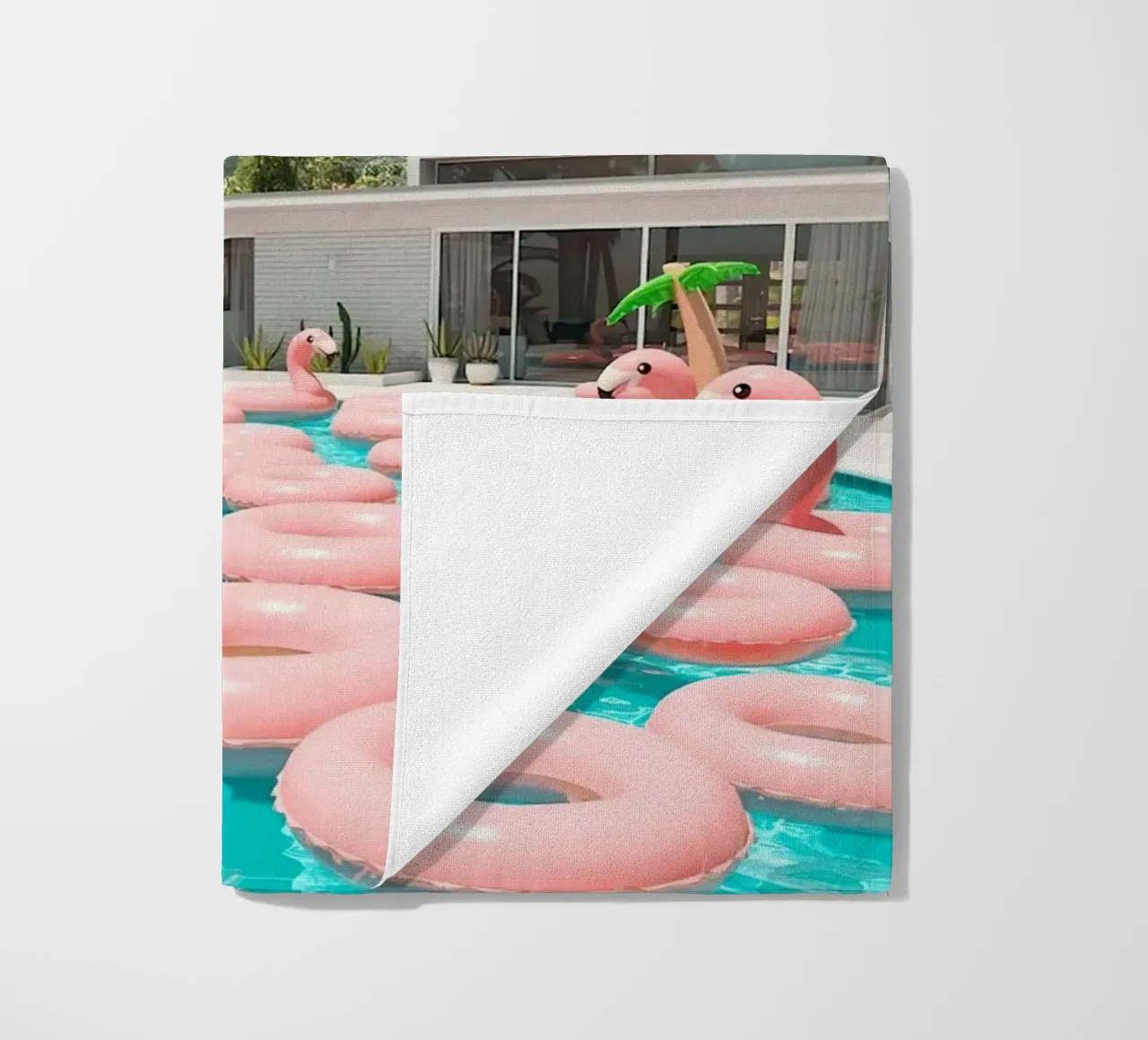 Flamingo Pool Party telo mare da robertmotoiart