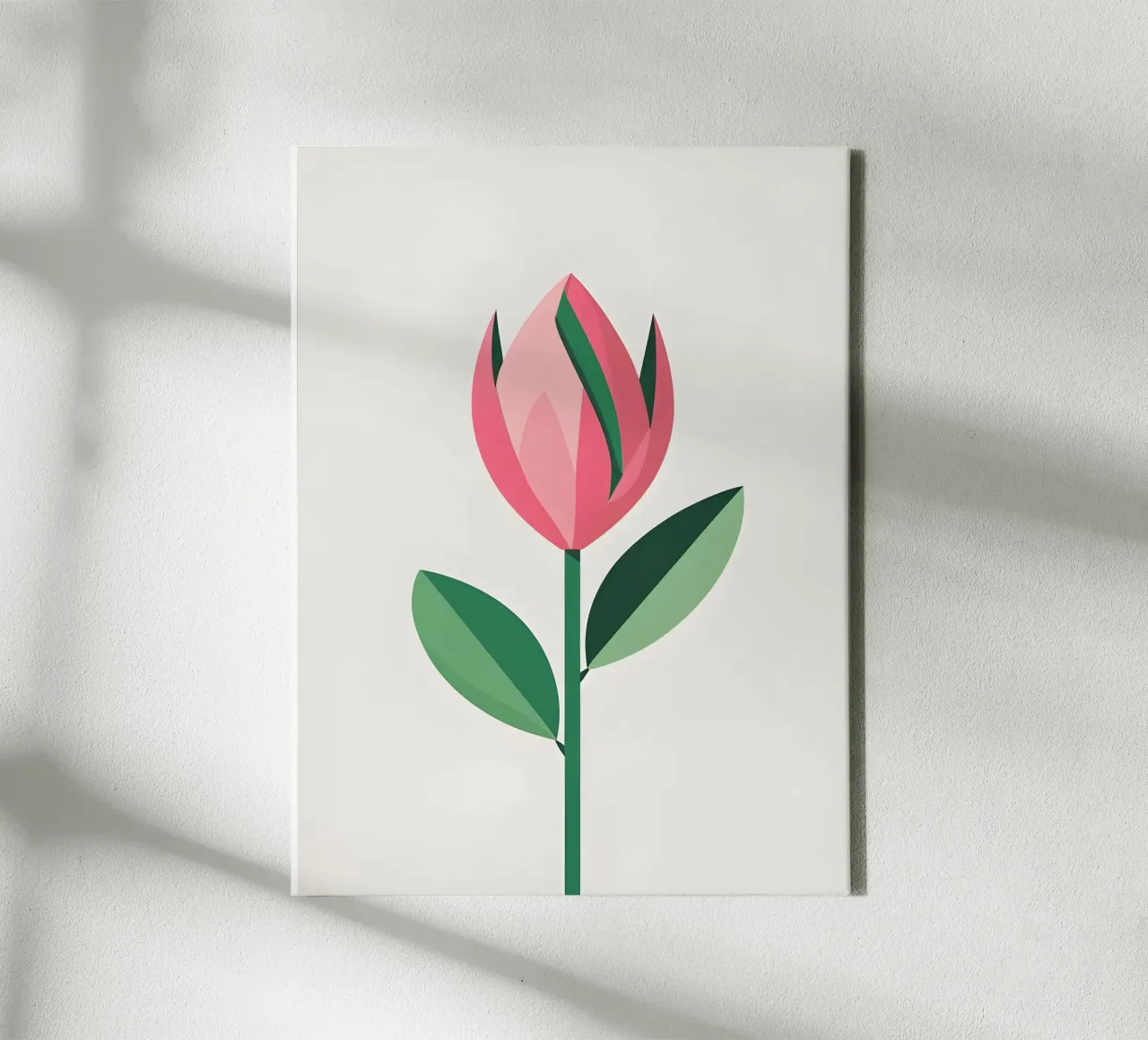 Lenteknop canvas met Baklijst van The Green Room