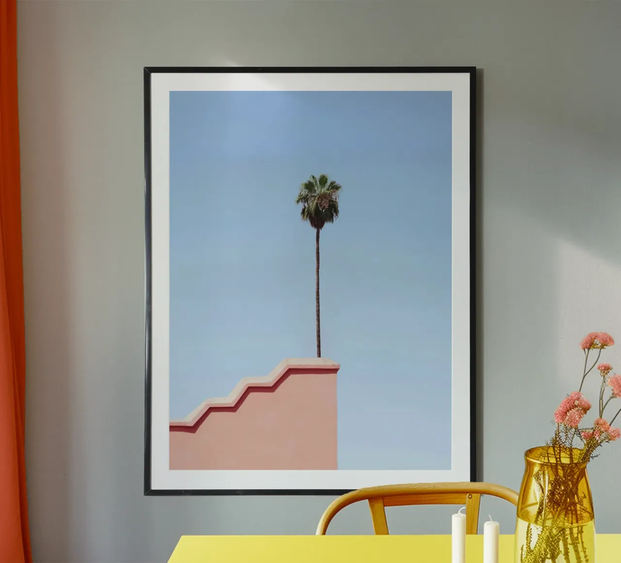 On The Edge poster con telaio in plastica da lennytravers