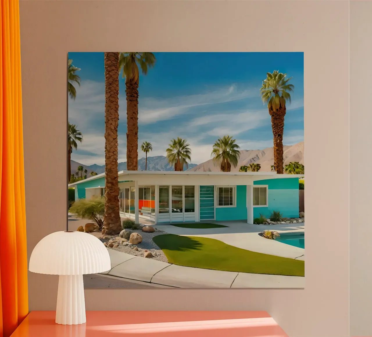 Palm Springs House poster da lennytravers