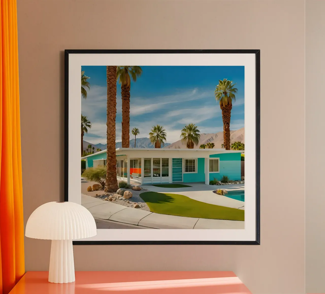 Palm Springs House poster da lennytravers