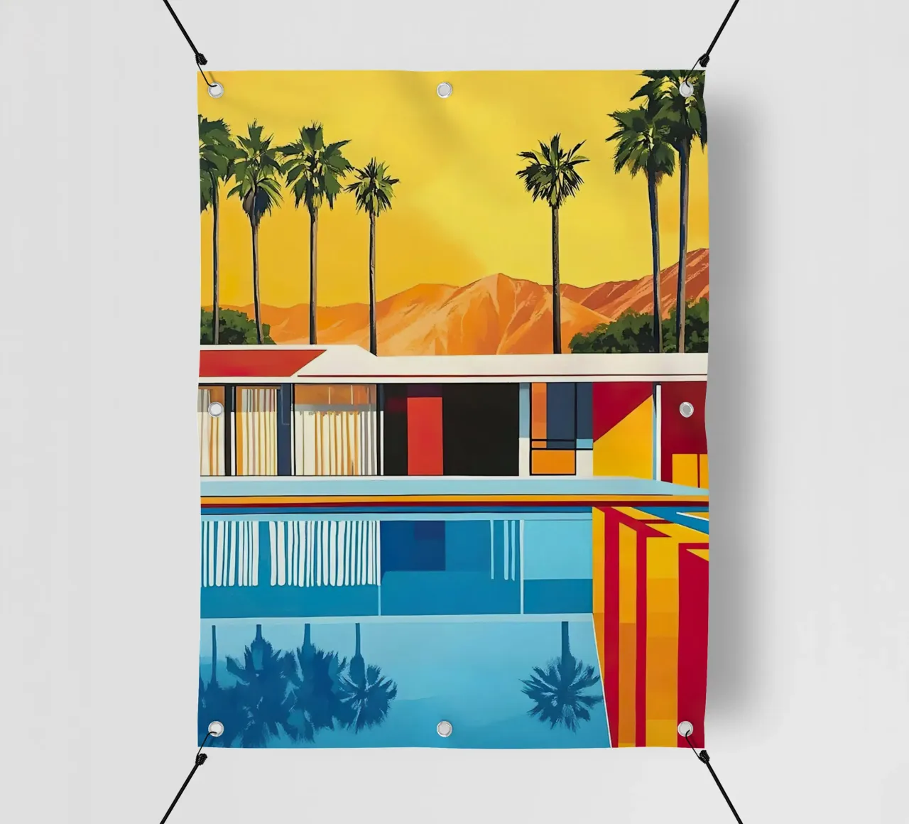 Palm Springs Pool 3 telo in pvc da lennytravers