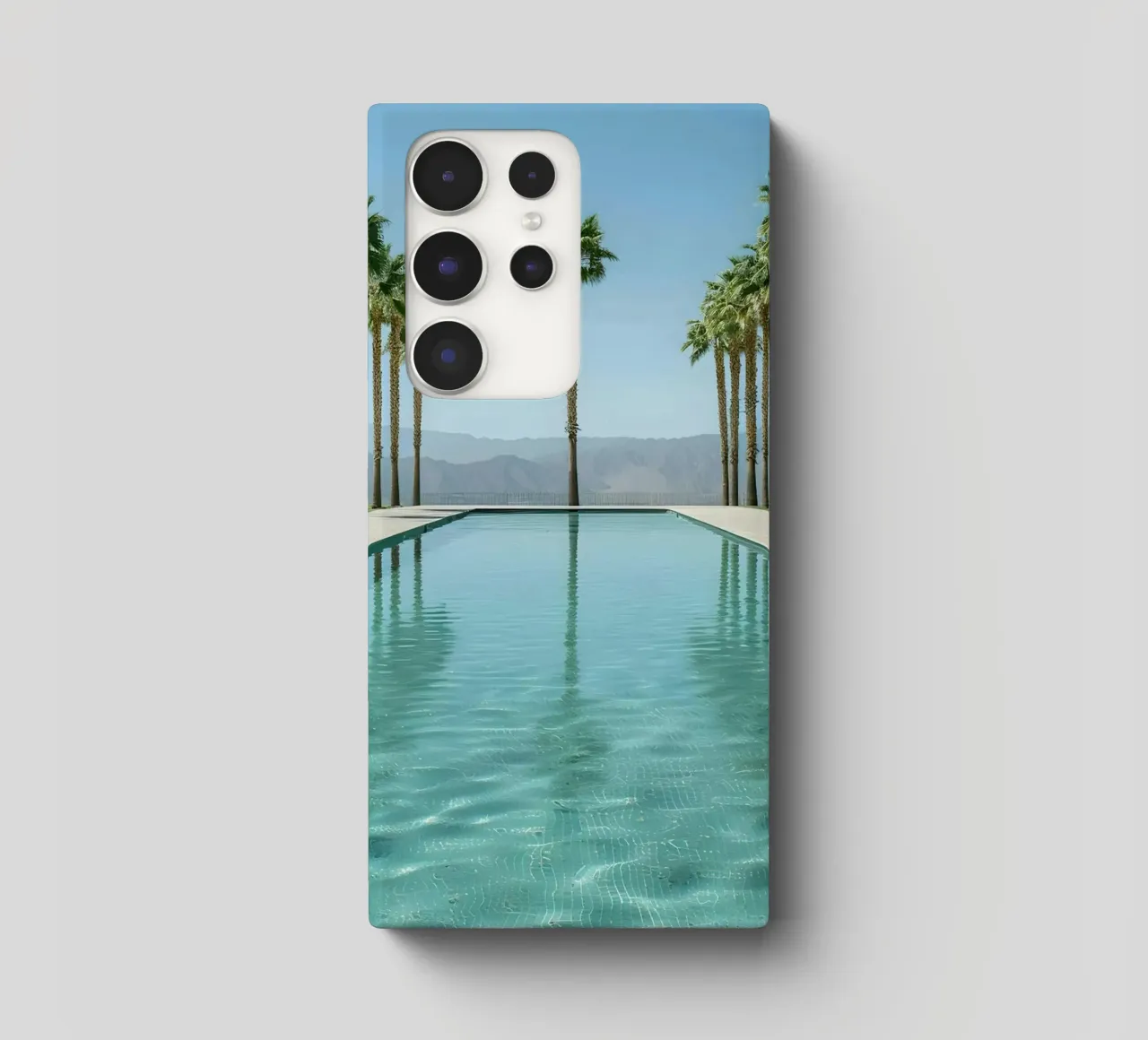 Palm Trees In The Pool cover samsung da Leonard Barreiro