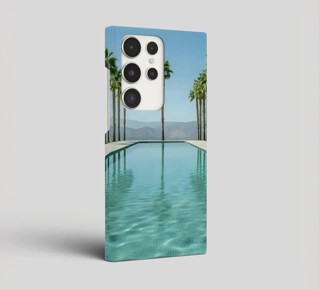 Palm Trees In The Pool cover samsung da Leonard Barreiro