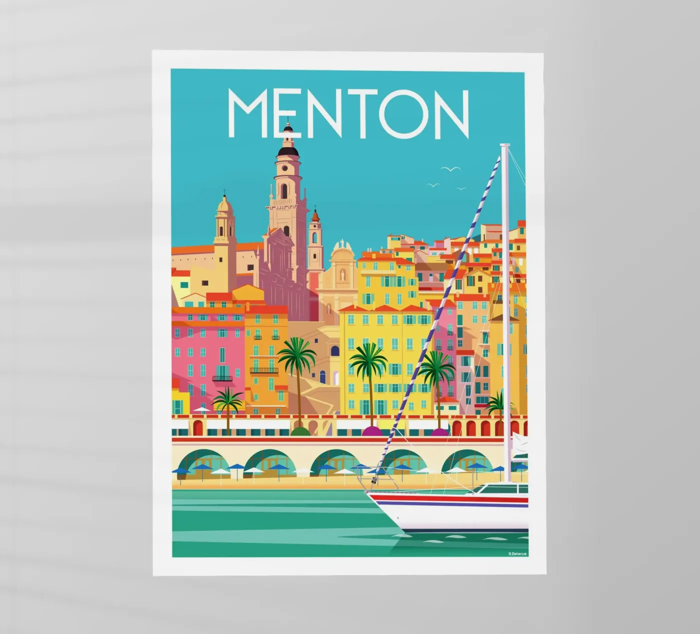 Menton pellicola backlit da Raphaël Delerue