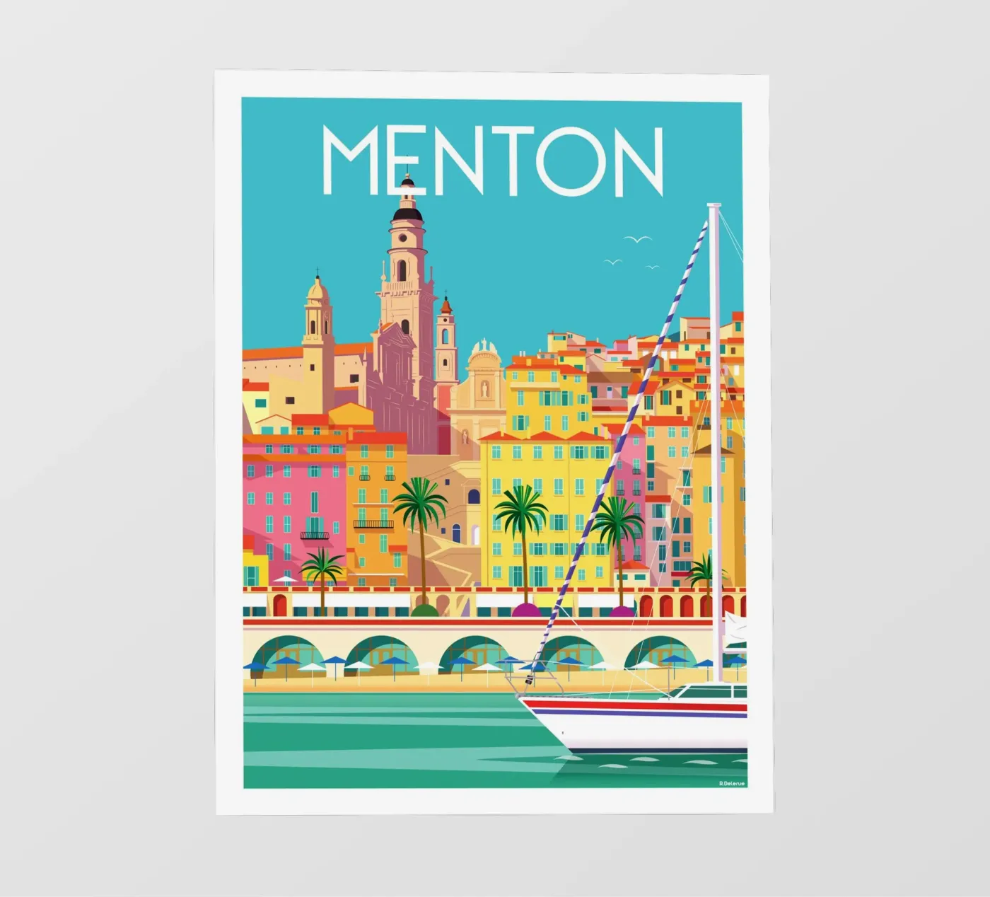 Menton pellicola backlit da Raphaël Delerue