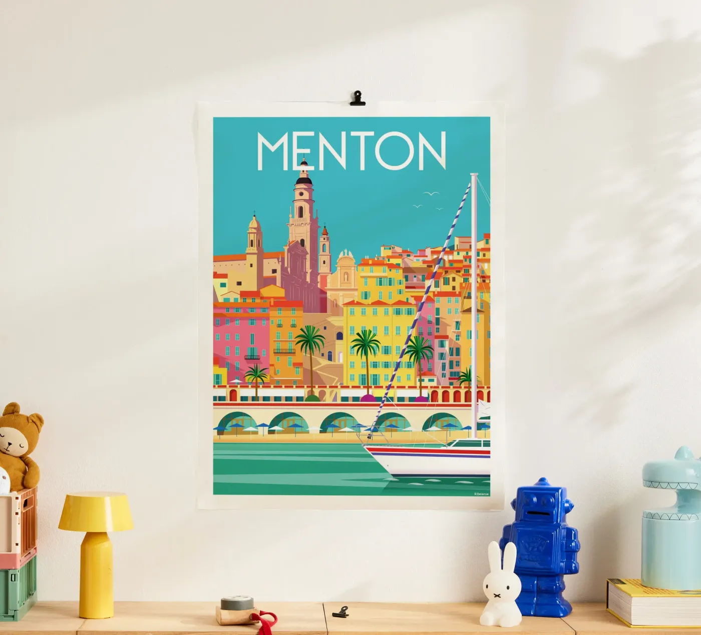 Menton poster da Raphaël Delerue