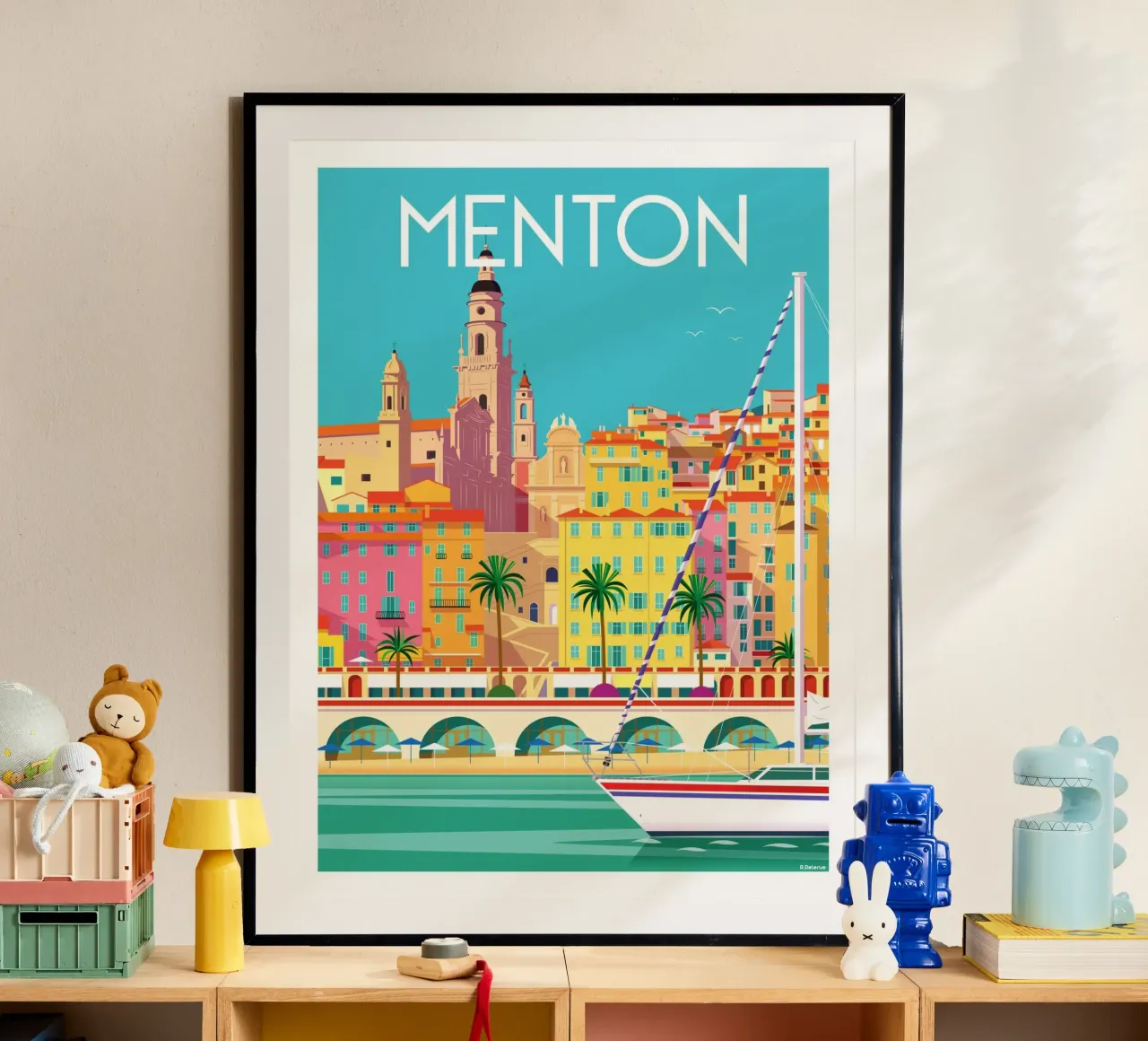 Menton poster da Raphaël Delerue