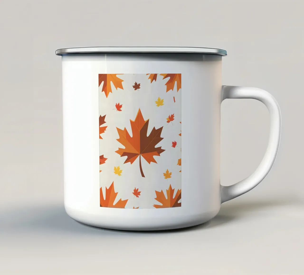Foglia d'acero autunnale tazza in smalto da Botanical Gallery