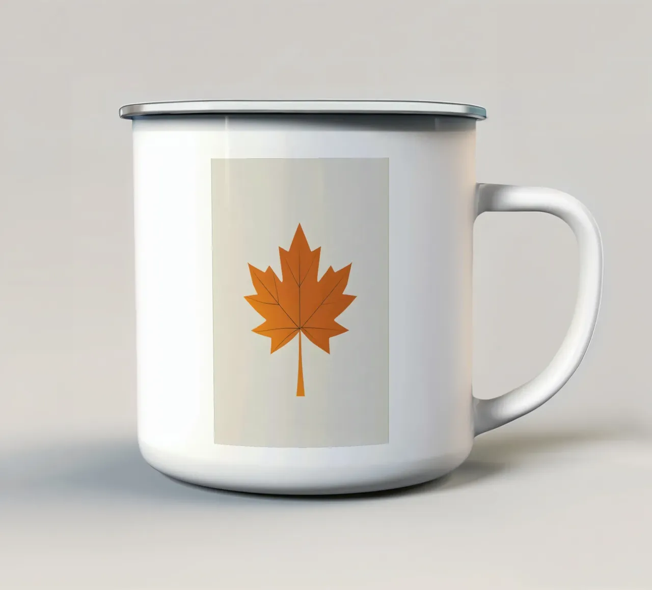 Foglia d'acero d'autunno tazza in smalto da Botanical Gallery