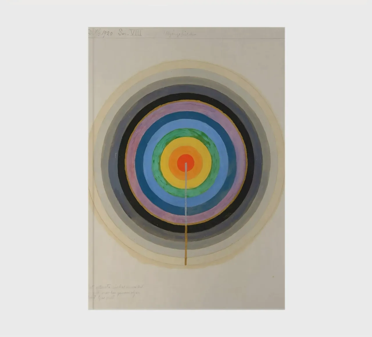 Hilma af Klint - Series VIII. Picture of the Starting Point notebook by William Store