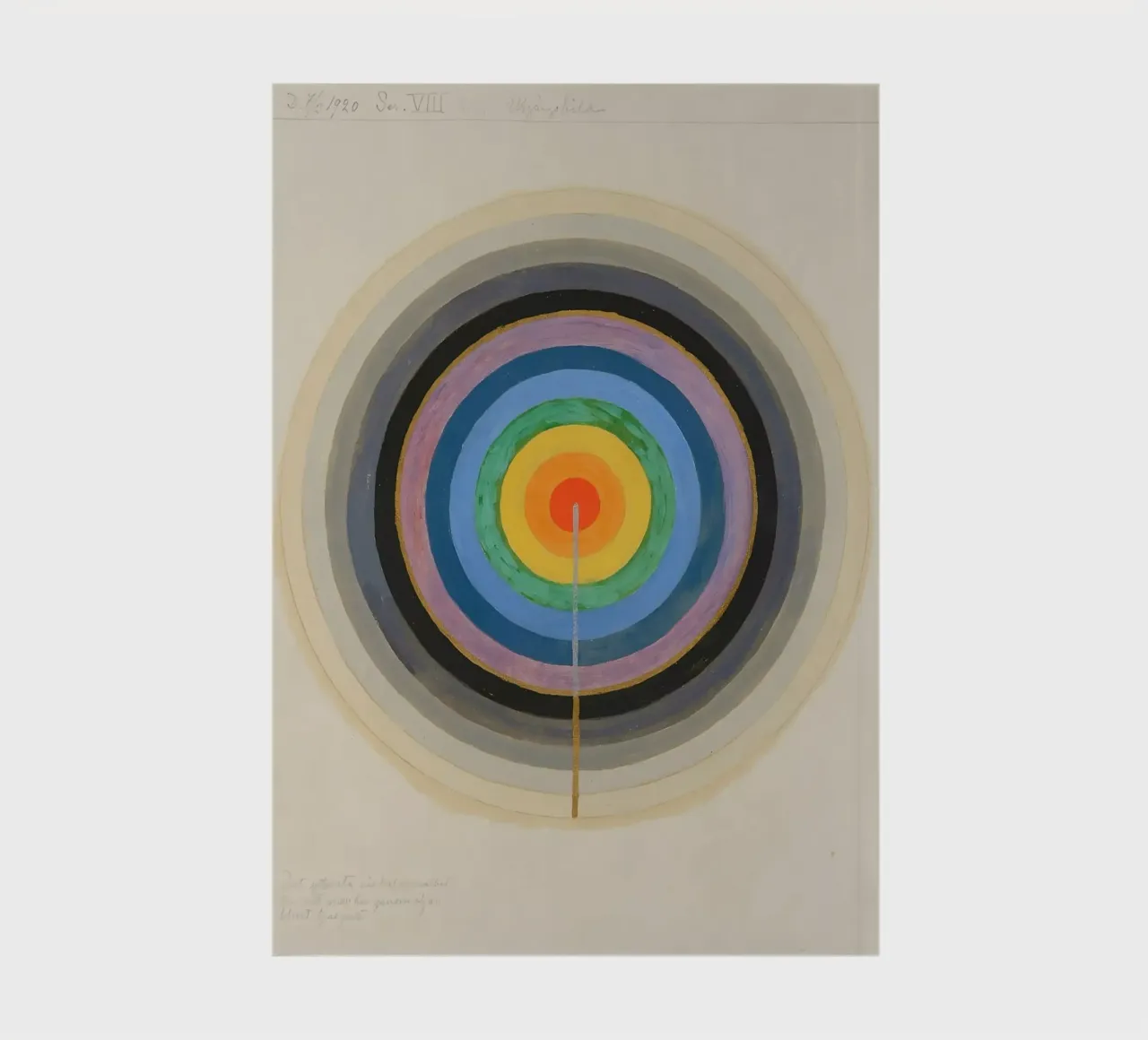 Hilma af Klint - Series VIII. Picture of the Starting Point notebook by William Store
