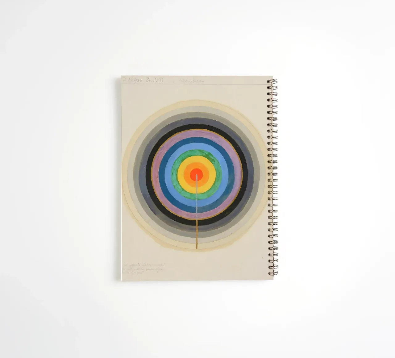 Hilma af Klint - Series VIII. Picture of the Starting Point spiral notebook by William Store