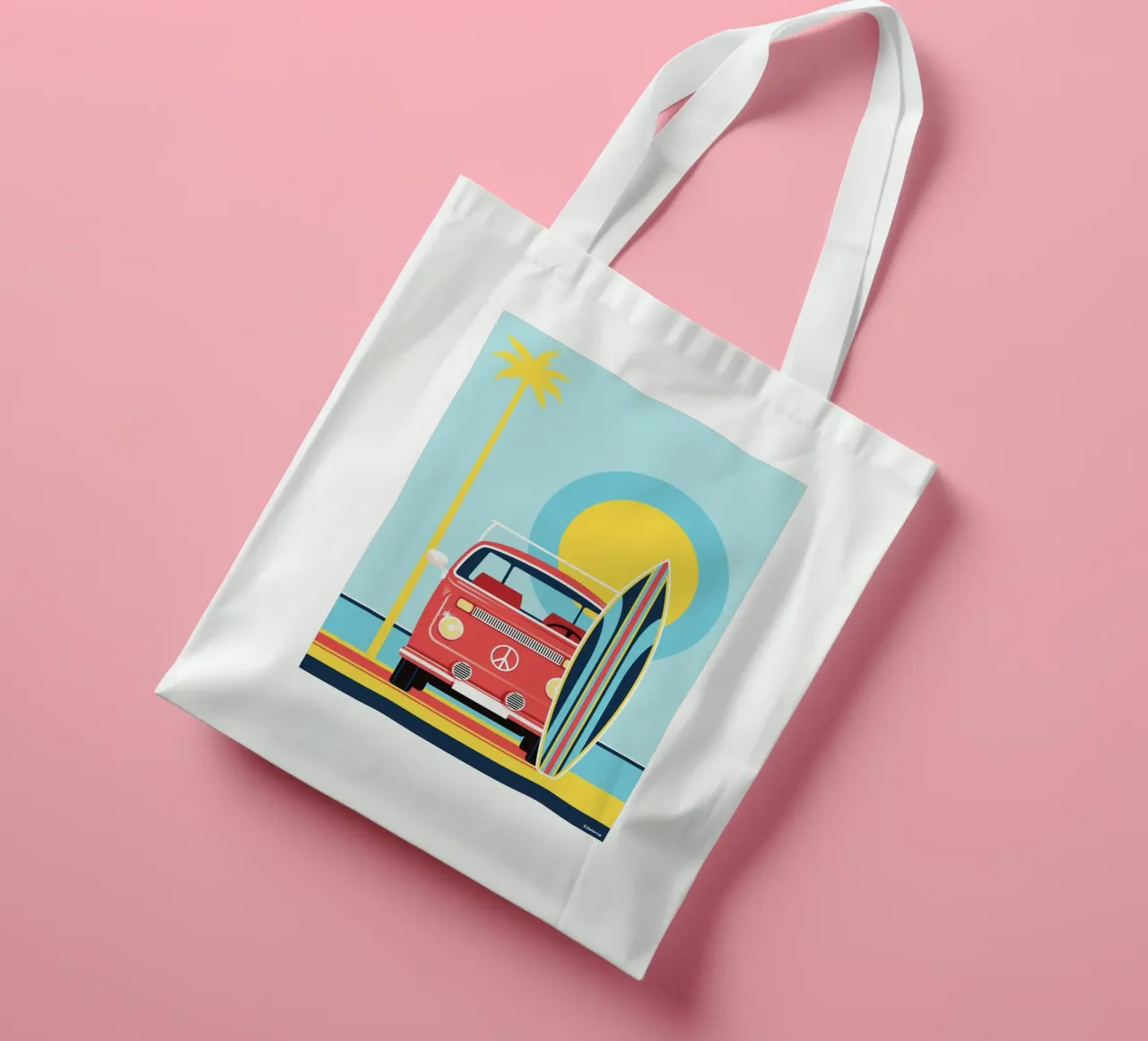 VW Combi T2 borsa in juta da Raphaël Delerue