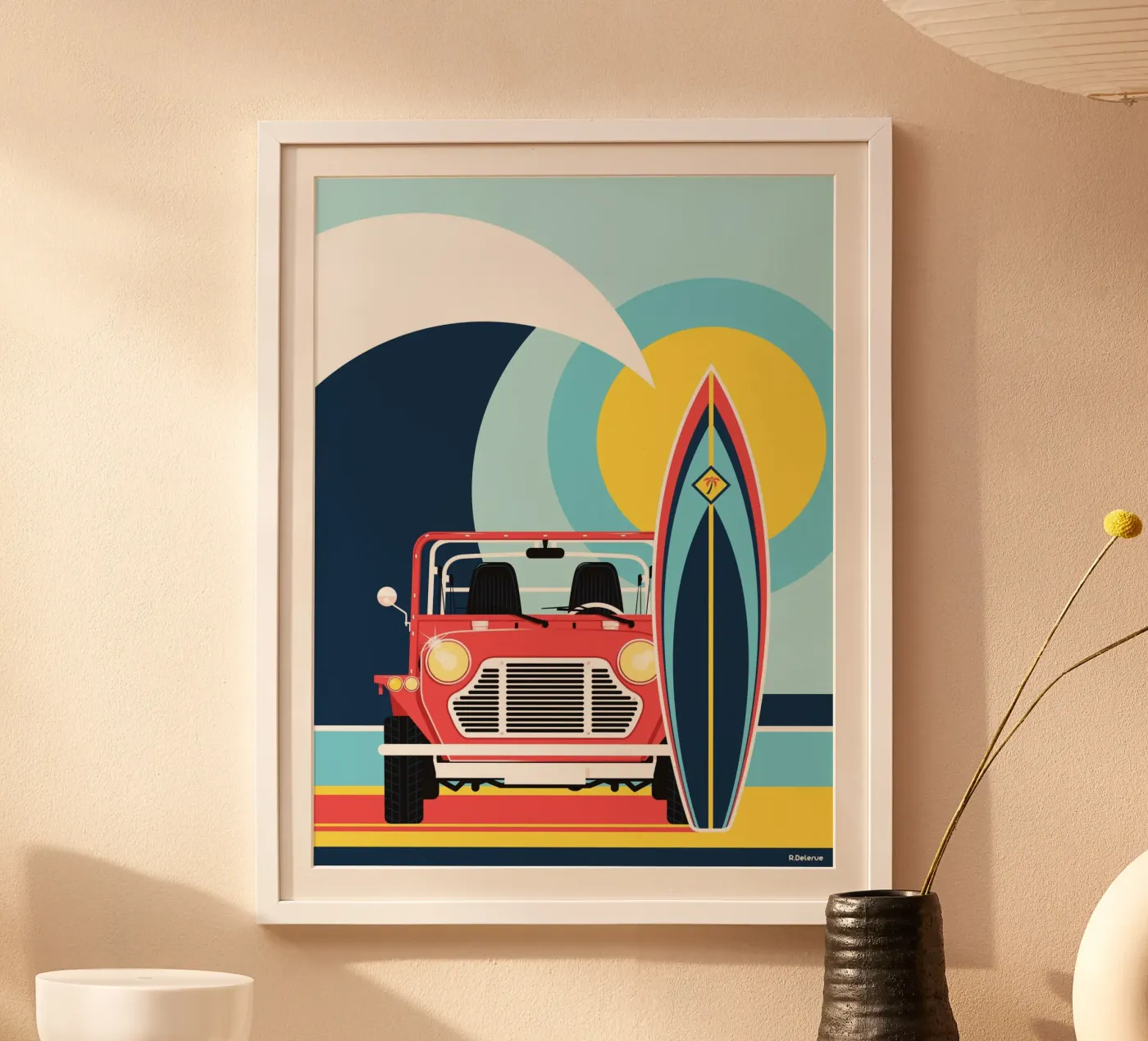 Moke Poster von Raphaël Delerue
