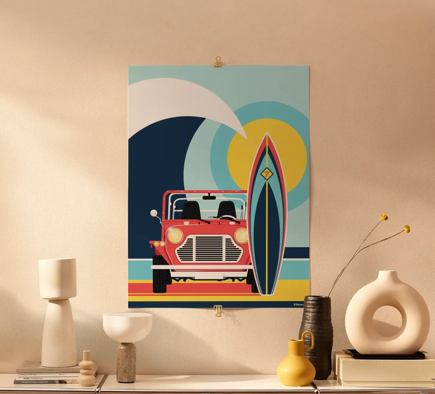 Moke Poster von Raphaël Delerue