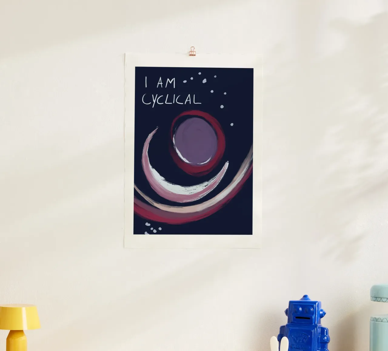 I am cyclical poster da Filiz Sieben