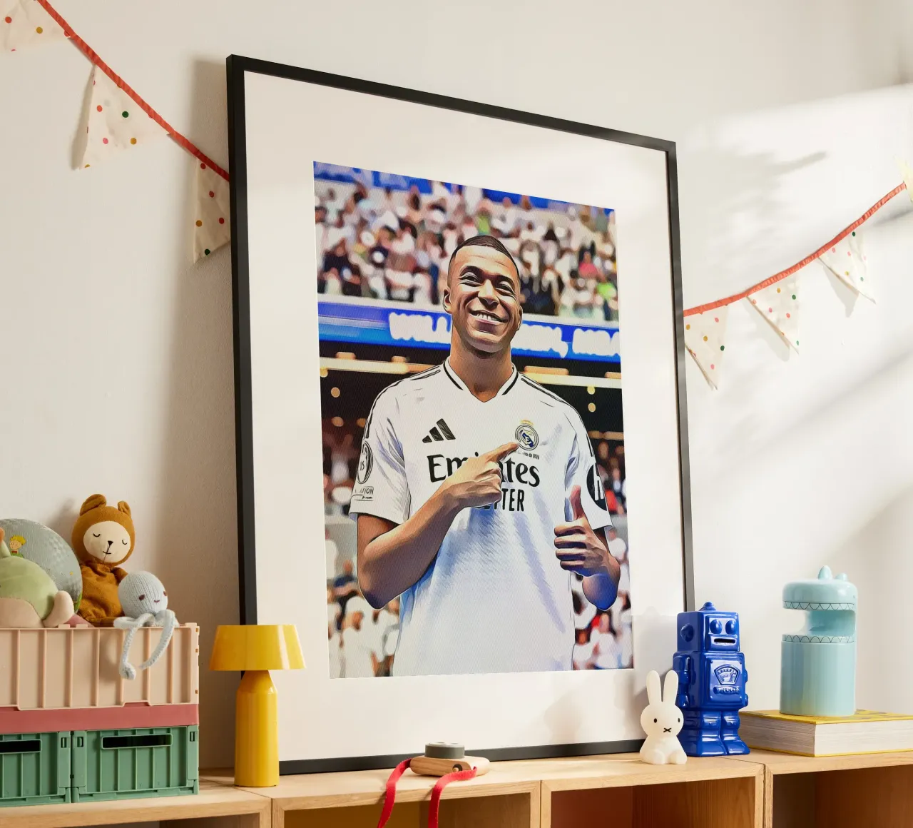 Poster d'arte digitale di Kylian Mbappé poster da ArdanART