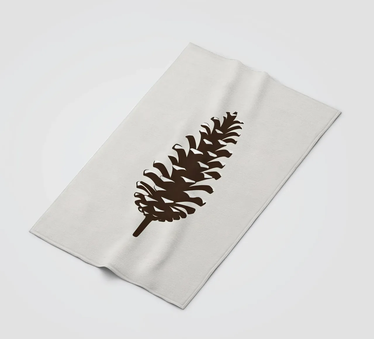 Pigna invernale coperta in pile da Botanical Gallery