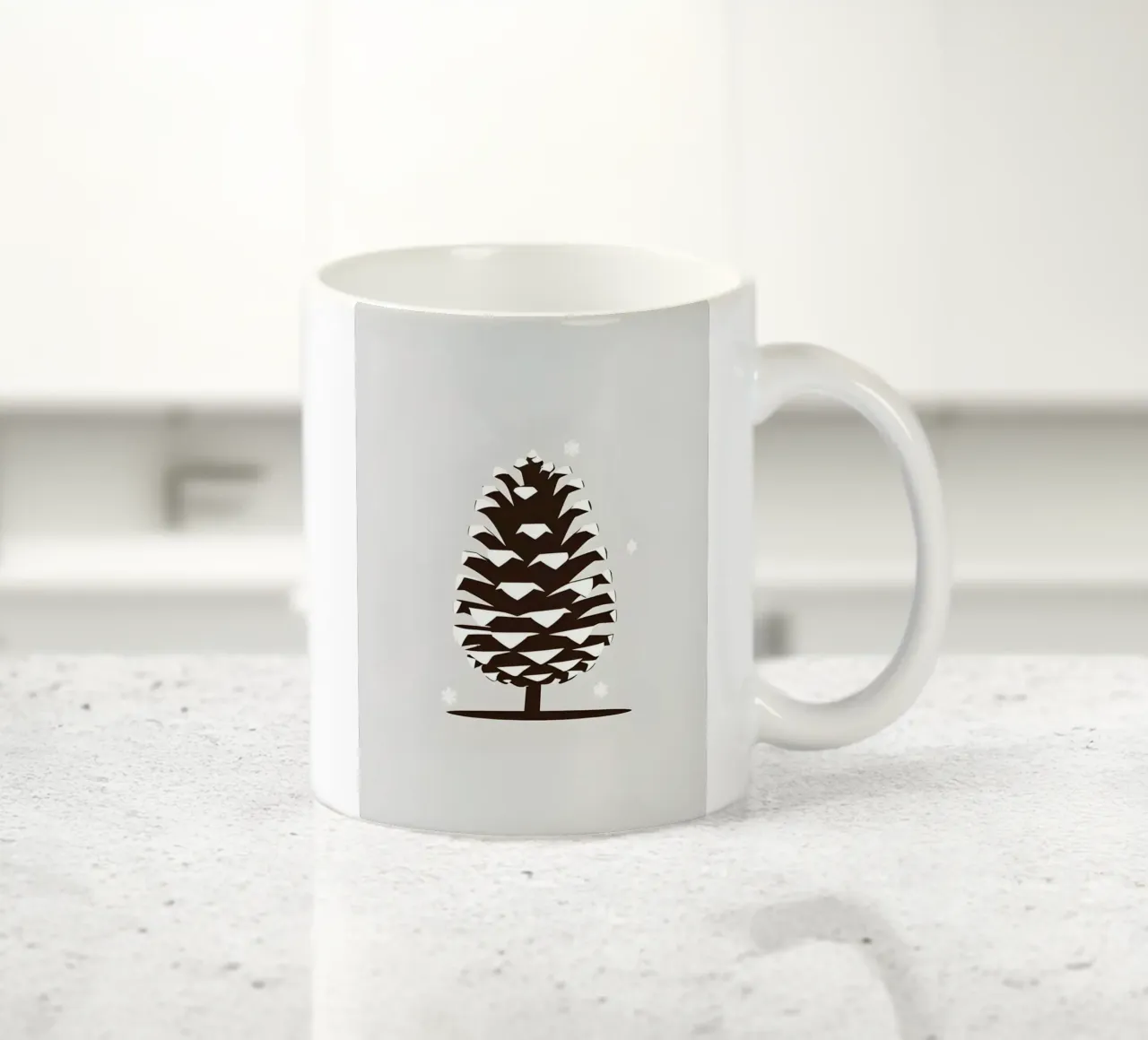 Pigna invernale tazza in ceramica da Botanical Gallery
