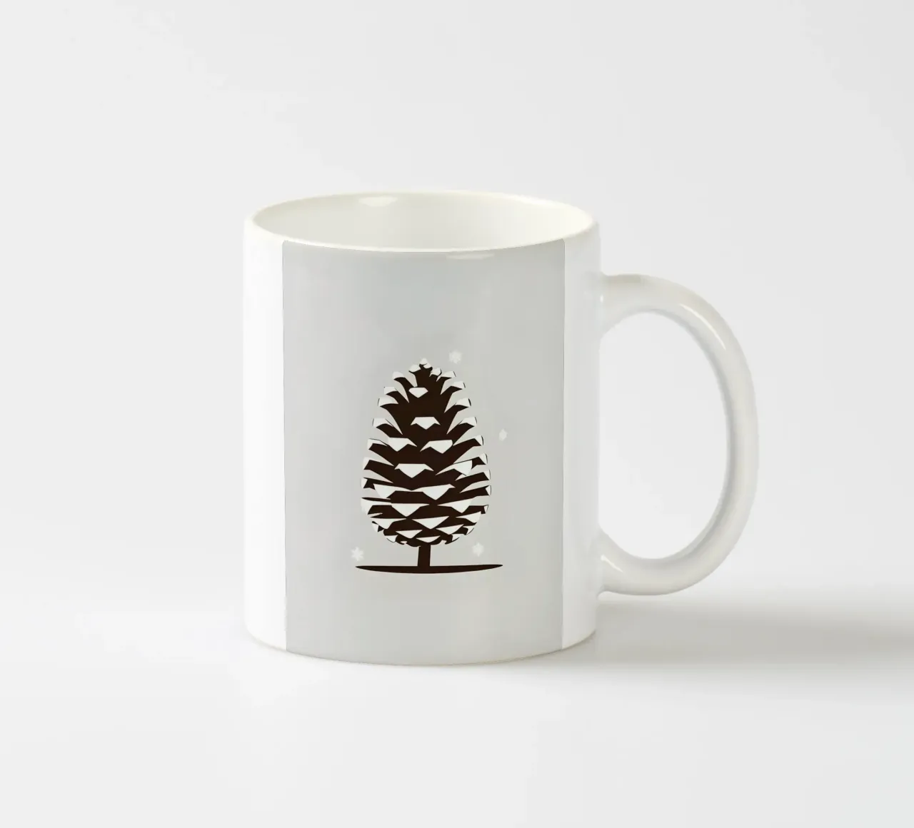 Pigna invernale tazza in ceramica da Botanical Gallery
