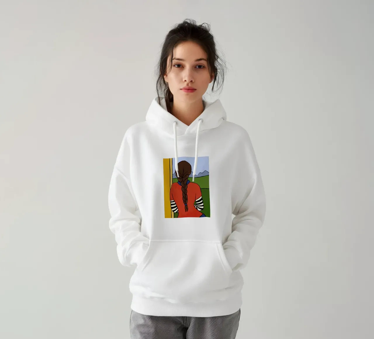 Distance felpa con cappuccio da TijanaArtStudio88