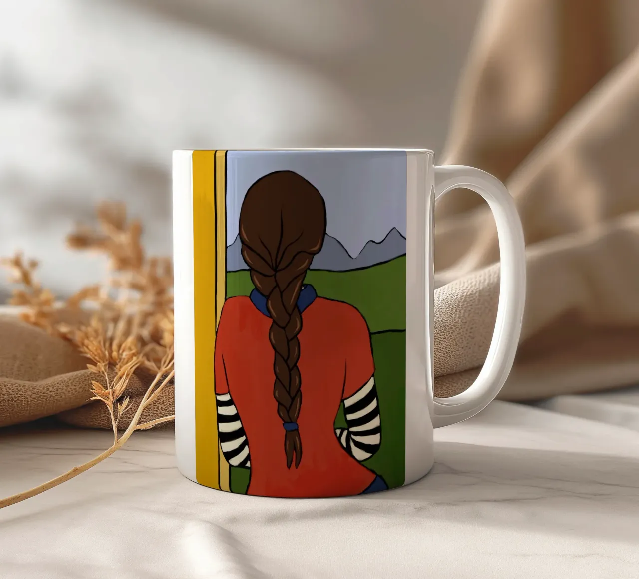 Distance tazza in ceramica da TijanaArtStudio88