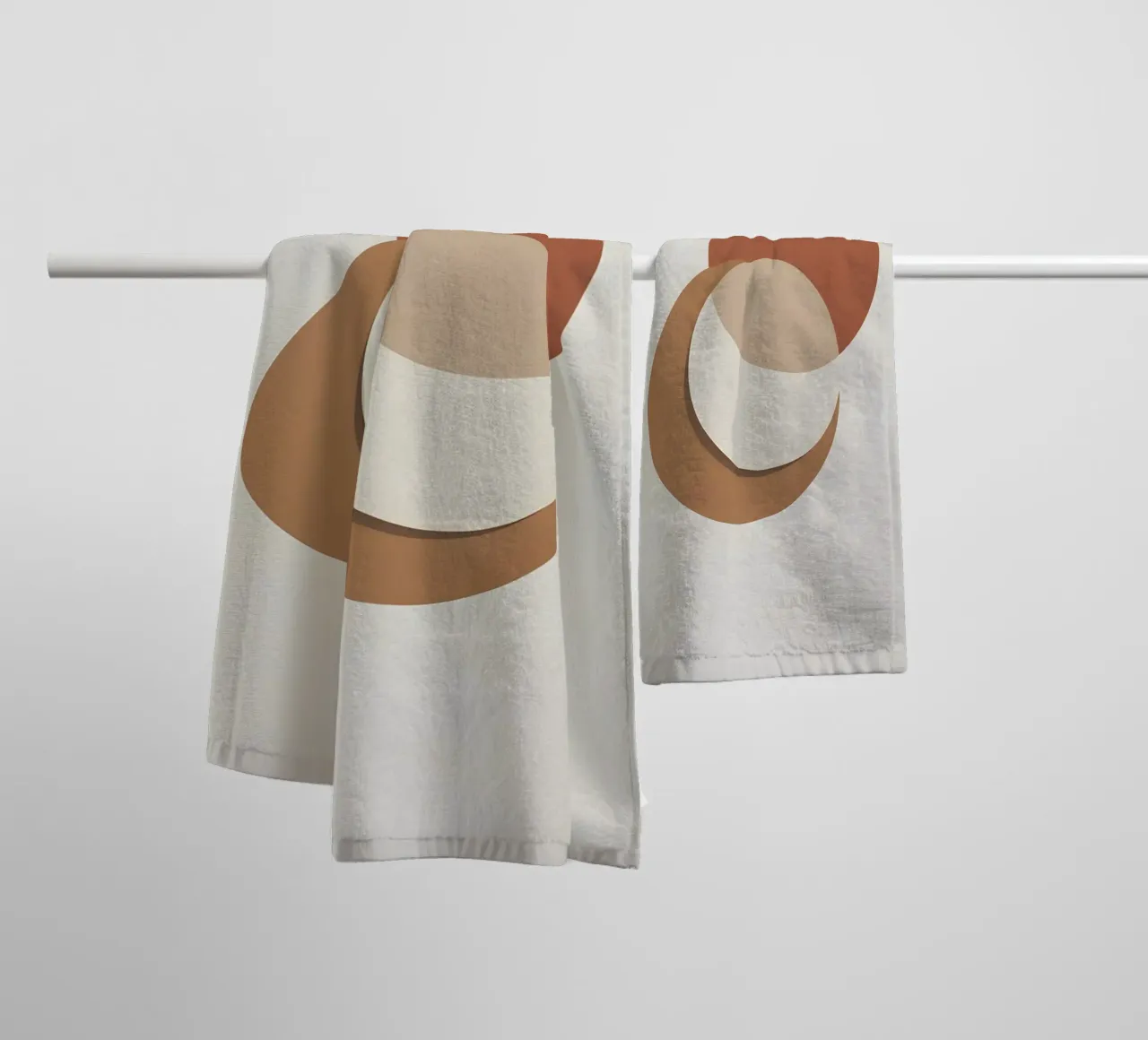Three circles overlapping arrangement towel by Botanical Gallery