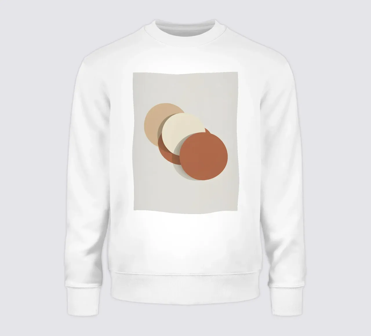 Drie overlappende cirkels sweatshirt van Botanical Gallery