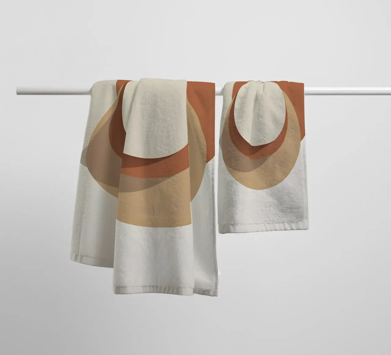 Three circles overlapping arrangement towel by Botanical Gallery