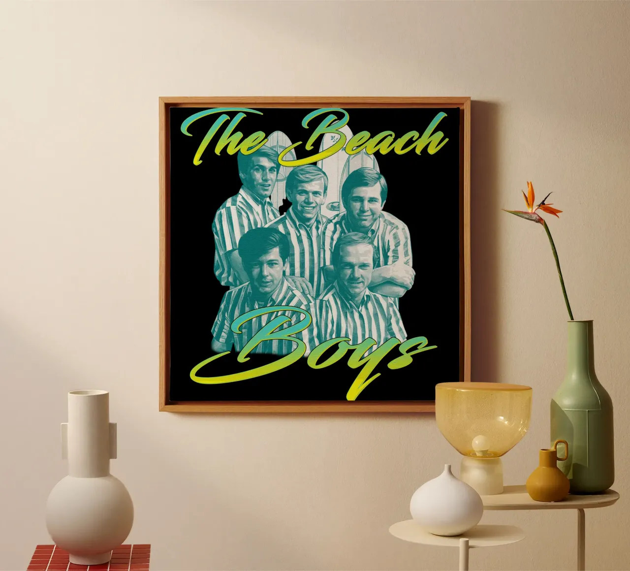 Maglietta classica American Rock Band Boys tela con Cornice a cassetta da 21grams_records