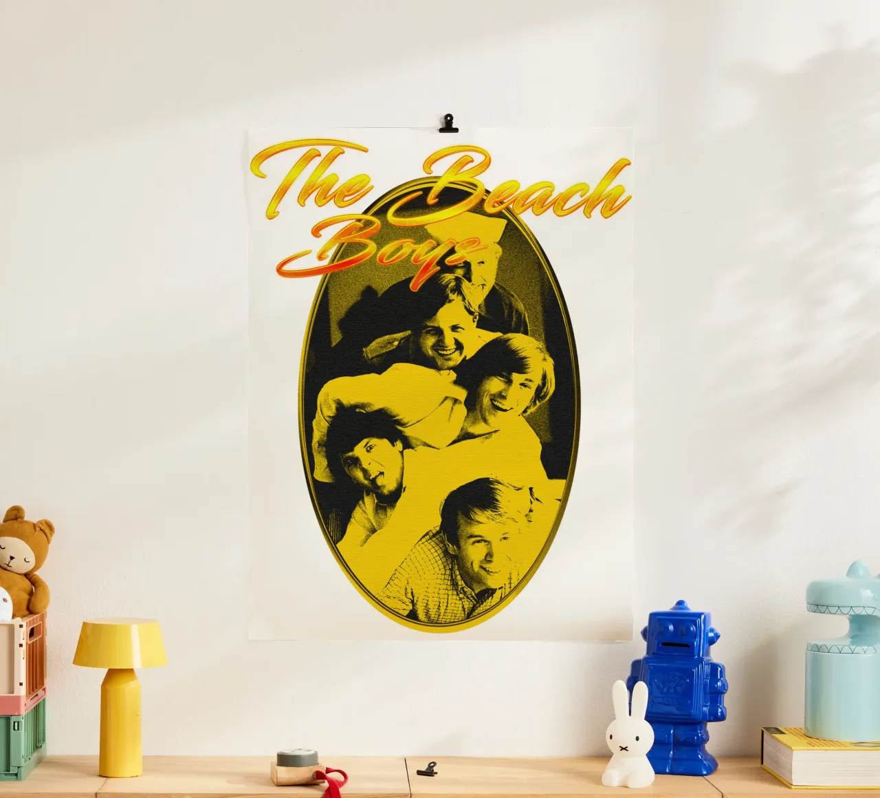 Maglietta Rock Surf Band Classic poster con telaio in alluminio da 21grams_records
