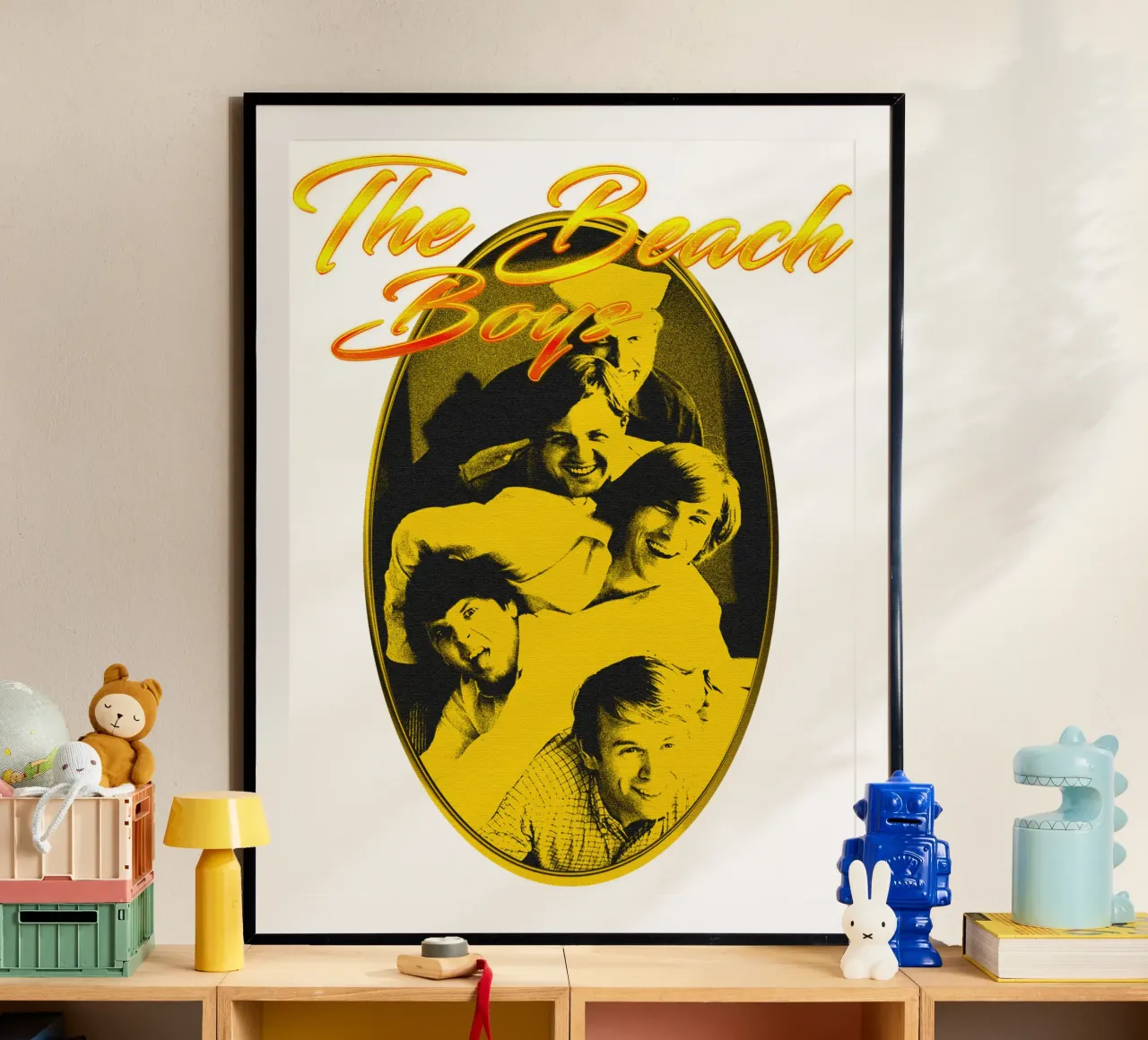 Maglietta Rock Surf Band Classic poster con telaio in alluminio da 21grams_records