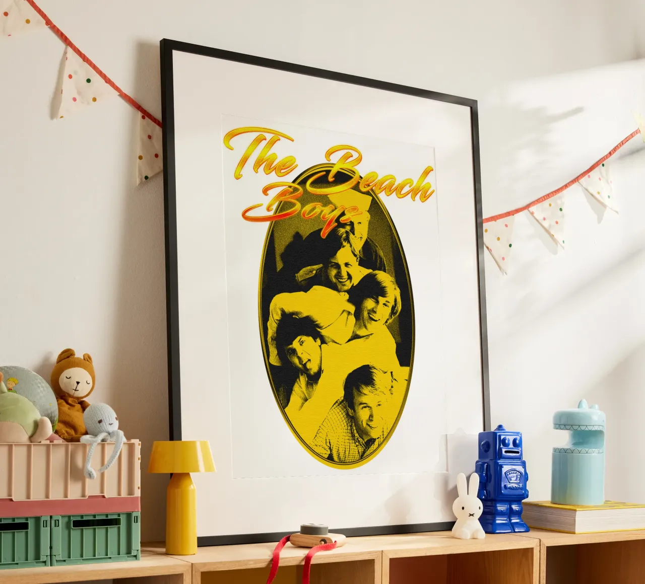 Maglietta Rock Surf Band Classic poster con telaio in alluminio da 21grams_records